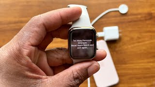 How to reset your locked Apple Watch  Fix [upl. by Nyre]