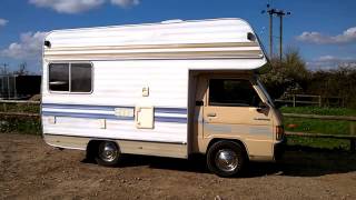 Mitsubishi L300 Pioneer camper Motorhome 1983 [upl. by Enialb]