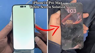 14 Pro Max White Screen Solution  How To solve iPhone 14 Pro Max White Screen Problem [upl. by Lili271]