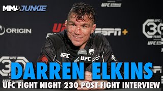 Refreshed Darren Elkins Still Has Much to Achieve Before Retirement  UFC Fight Night 230 [upl. by Nagyam]