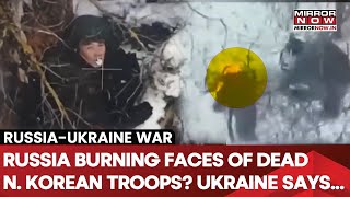 Russia Burning Faces Of Dead North Korean Soldiers What Did Ukrainian President Zelenskyy Say [upl. by Ulla316]