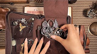 ASMR Decorating Vintage Journal🥀 Journaling Relaxing Sounds 빈티지 다꾸  hwaufranc [upl. by Edmund832]