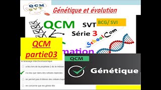 QCM de génétique évolutive dérive génétique et sélection naturel partie03 [upl. by Adnek]