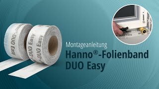 Hanno®Folienband DUO Easy amp DUO Easy   Montageanleitung [upl. by Dickerson67]