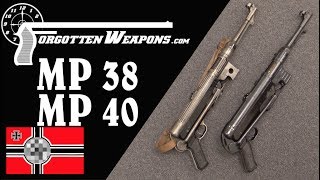 The German WWII Standby The MP38 and MP40 SMGs [upl. by Ryan675]