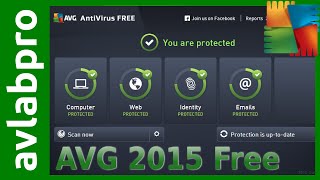 AVG 2015 Free Antivirus Install and Advanced Settings [upl. by Iphigenia]