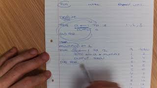 AQA GCSE PSEUDOCODE  HOW TO DO A FOR LOOP [upl. by Labannah]