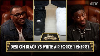 Desi Banks Shows Black vs White Air Force 1 Energy Using Ray Lewis Shannon Sharpe Odell amp Tyreek [upl. by Aletha]