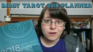 Biddy Tarot Planner 2018  First Impressions  Mini Flip Through [upl. by Sylram]