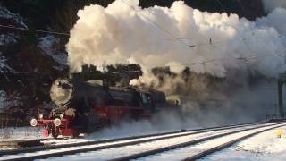 Dampfzug Dampflok Sonderfahrt Tunnelfahrten 2011 von Rottweil über Triberg nach Hausach [upl. by Mair607]