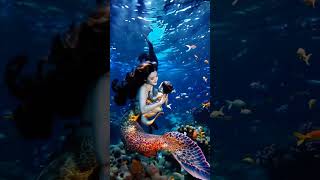 The mermaid is here the mermaid let’s see the underwater world together cute [upl. by Katherin]