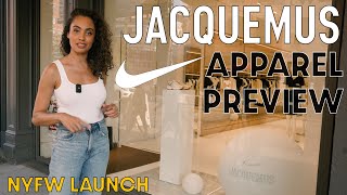 US LAUNCH EVENT Nike x Jacquemus Apparel Preview and Capsule Collection NYFW [upl. by Odine]