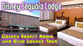 Disneyland Paris Sequoia Lodge Hotel  Room Tour and Golden Forest Club Lounge Tour  2023 [upl. by Eiramlatsyrc304]