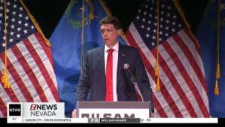 Sam Brown Reacts to Winning Nevada GOP Primary [upl. by Stulin625]