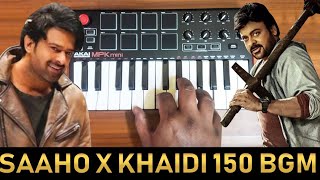 Saaho Mass Bgm x Khaidi no150 Bgm  Mix By Raj Bharath [upl. by Yrevi]