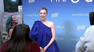 Saoirse Ronan premieres film The Outrun in Los Angeles [upl. by Llerraf]