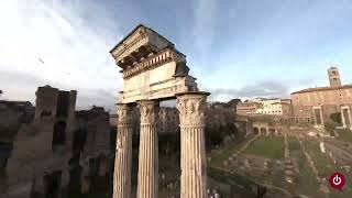 Roma  foro romano  drone [upl. by Ttelracs]