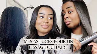 COMMENT AVOIR DES CHEVEUX CREPUS LISSES  Faire un lissage brésilien sur cheveux crépus [upl. by Florine]