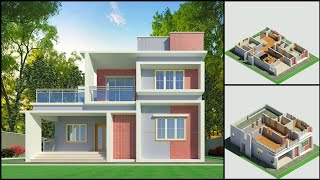 35x45 Feet Duplex House Design homedesign housedesign [upl. by Mayes]