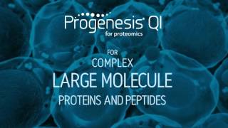 Progenesis QI Software The next generation of LCMS data analysis software for omics investigations [upl. by Sirovaj]