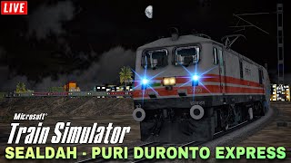 Non  Stop Night Journey in 22201 Duronto Express • Indian Train Simulator Live • MSTS  OPENRAILS [upl. by Granoff543]