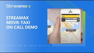 Streamax MDVRTaxi On call Demo [upl. by Alioz]