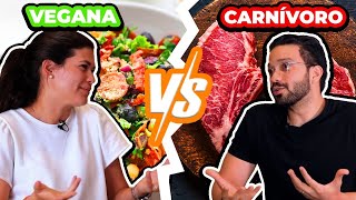 VEGANA VS CARNÍVORO 😰 FUERTE DEBATE SE VAN A LO PERSONAL🔥 [upl. by Ellerey]