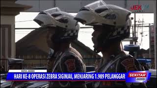 HARI KE 8 OPERASI ZEBRA SIGINJAI MENJARING 1 989 PELANGGAR [upl. by Ajin]