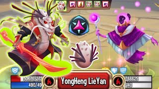 Monster Legends Bingxen level 150 review combat Good Cosmic [upl. by Culberson]