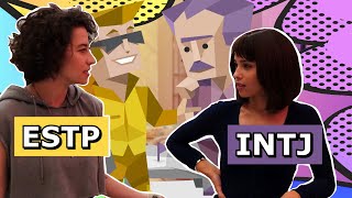 An argument between INTJ and ESTP ENFP amp ISTJ MBTI memes [upl. by Ajnek]