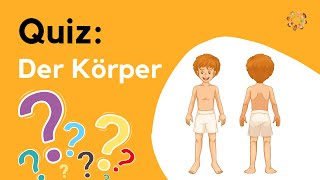 Teste dein Wissen Körperteile auf Deutsch  Quiz für Anfänger [upl. by Nnylirak]