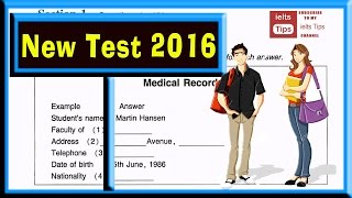 ielts listening practice test 2016 with answers International English Language Testing System [upl. by Xantha]