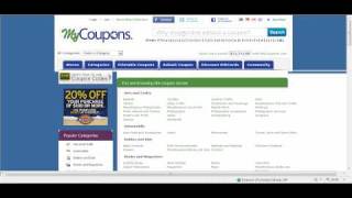 How To Use Online Coupons and Coupon Codes  MyCouponscom [upl. by Arde]