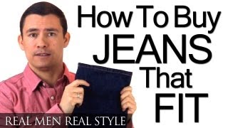 How To Buy Mens Jeans That Fit  Understanding Denim  Waist  Rise  Inseam  Style  Boot Cut [upl. by Nwahsear]