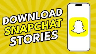 How to Download Snapchat Stories in your Phone Gallery 2024 [upl. by Consolata]