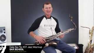 Daily Saxophone Tip 31 Jazz Warmup saxophone lesson  Learn how to play saxophone [upl. by Aderf]