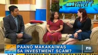 How to avoid investment scams  Unang Hirit [upl. by Fritze107]