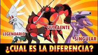 POKÉMON LEGENDARIOS SINGULARES Y ULTRAENTES ¿CUÁL ES LA DIFERENCIA [upl. by Lucy]