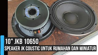 Review speaker 10quot Jk Coustic JKB 10650 di js elektrik lampung [upl. by Ennair]