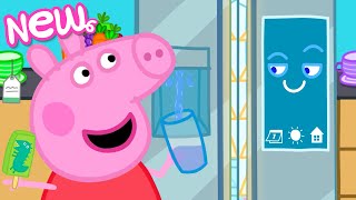 Peppa Pig Tales 🤖 AMAZING Futuristic Talking Fridge 🥛 BRAND NEW Peppa Pig Episodes [upl. by Levey]