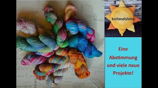 knitandshine123 Eine Abstimmung und viele neue Projekte [upl. by Mcculloch]