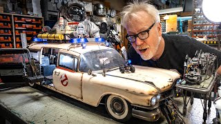 Adam Savage Unboxes Ghostbusters Afterlifes Ecto1 [upl. by Sabir]