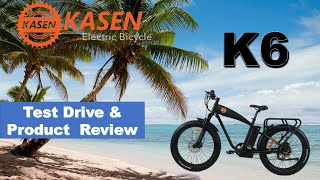 EBIKE REVIEW KASEN K6 BEACH CRUISER [upl. by Stanway780]