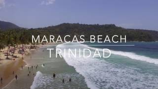 Drone Footage of Maracas Beach Trinidad and Tobago [upl. by Dalenna603]