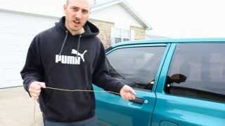 How to Unlock Your Car Using a Coat Hanger [upl. by Lenahc948]