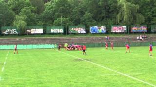 Eliminacje OOM Budowlani Łódź  Posnania Poznań 2912 rugby [upl. by Reisman]