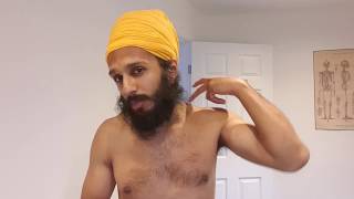 How to free a trapped nerve in the neck amp shoulder feat Harbir Singh [upl. by Panthia741]