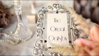 Great Gatsby Inspired Wedding Theme moodboard from Effclusive Events [upl. by Anib]