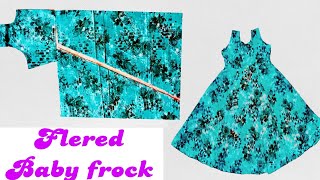 Flered Baby Frock Cutting And stitching Baby Frock Cutting And stitching [upl. by Dempstor]