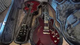 Gibson ES335 vs Sheraton II Pro Wine Red Quick Review [upl. by Reinhart]